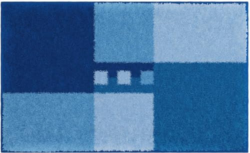 Linea Due MERKUR Badteppich 50x80cm blau
