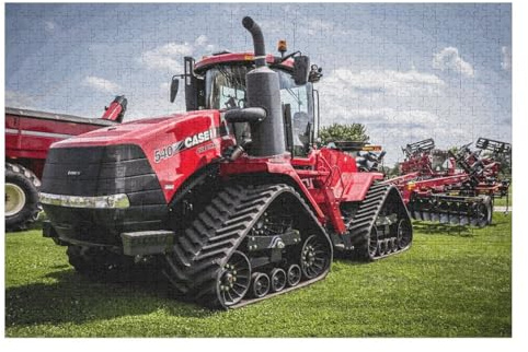 Traktor Holzpuzzle 1000 Teile, Knobelspiele Für Erwachsene, Teenager, Puzzles Unmögliche - Kinder Puzzle Zimmer Deko （75×50cm）