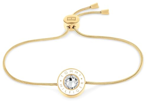 Tommy Hilfiger Jewelry Armband für Damen in Gelbgold verziert mit einem Kristall - 2780806