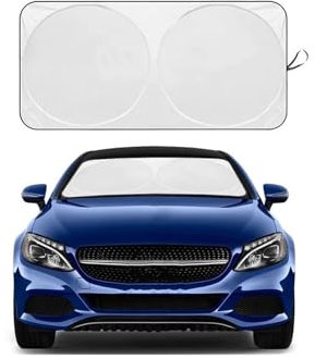 Auto Frontscheibenabdeckung 150 X 70 cm Sonnenschirm Auto Windschutzscheibe Fahren Sonnenschutz Sonnenschutzabdeckung Sonnenschutz Sonnenschutz Frontscheibe