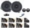 Option Haut-parleur compatible avec Renault Master 3 (année de construction 2010-2024) – Système de haut-parleurs avant 100 % Plug & Play 165 mm 2 voies avec isolation