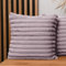 MG Design 2er Set Kissenbezüge 45 x 45 cm in Violett – mit Reißverschluss, langflorige Fell-Haptik, weich & Cosy, pflegeleicht