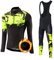 UGLY FROG Winter Thermofleecefutter Damen-Radtrikots Anzüge Langarm-Top + Trägerhose Hose mit 20D-Sitzpolsterung MTB Straße Set