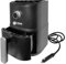Airfryer for truck, Freidora de Aire Portátil para Camiones y Furgonetas 3L, Compatible con Enchufe de Mechero 24V, Silenciosa, Diseño Moderno y Elegante, cocina rápido.