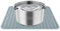 RYAKKA 3L Water Bowl Dog Without Drooling Including Mat Stainless Steel Travel Bowls for Large Dogs No Mess Non-Slip & Leak-Proof Dogs Slow Feeder Dog Bowl