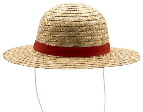 ABYSTYLE Officially Licensed One Piece Monkey D Luffy Straw Hat Performance Animation Pirate Hat Anime Cosplay Accessories Merch Gift