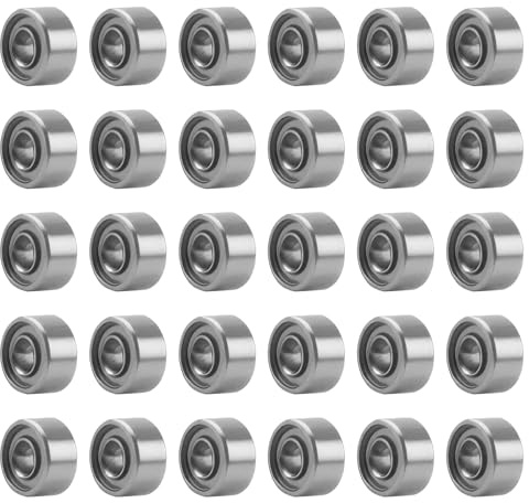 20 Stück 693ZZ Lager – Mini Kugellager (3x8x4 mm), Doppelt Abgeschirmte Rillenkugellager aus Kohlenstoffstahl – Präzise Ball Bearings für Skateboard Kugellager, Trolleys, Elektromotoren und Mehr