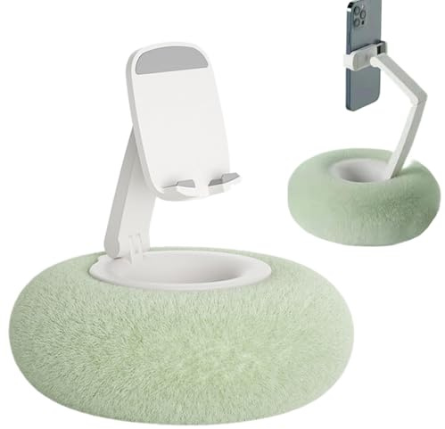 Plush Cushion Mobile Phone Tablet Holder, Plush Tablet Cushion Stand, Bed Tablet Phone Cushion Holder, Stable Adjustable Tablet Stand, Adjustable Portable Tablet Holder for Home, Bed