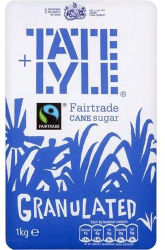 Tate and Lyle Granulated Pure Cane Sugar Bag 1kg Ref NST548 123316