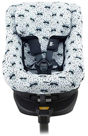 JYOKO Kids Bezug kompatibel mit Joie Spin 360, Nuna Rebl, aus Baumwolle (Raccoon)