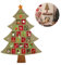 BESTonZON - Calendario dell'Avvento di Natale, calendario dell'albero di Natale, conta alla rovescia di Natale, 64 x 89 cm