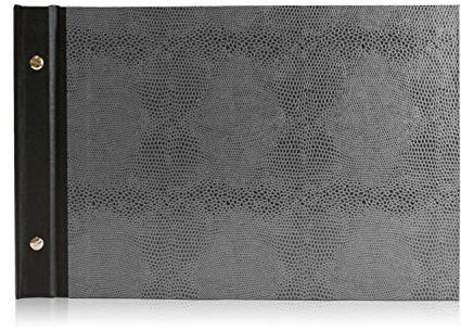 Fotoalbum Eidechse, A4 Quer, Fotobuch, photo album, selbst einkleben - Grau