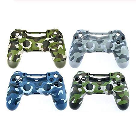 Schutzhülle für PS4 JDM-040 Controller, Camouflage, Kunststoff, Grün