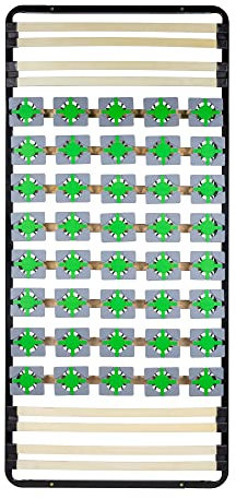 i-flair Tellerlattenrost 80x200 cm, Lattenrahmen Ergo IF56 mit Tellerfedern - für alle Matratzen und Betten geeignet