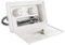 RV Außendusche Box Kit,MoreChoice Außen Duschkabine mit Duschkopf und Wasserhahn Schlauch Heiß kalten Schalter Wohnmobil Zubehör für Boot RV Wohnwagen Wohnmobil,Weiß