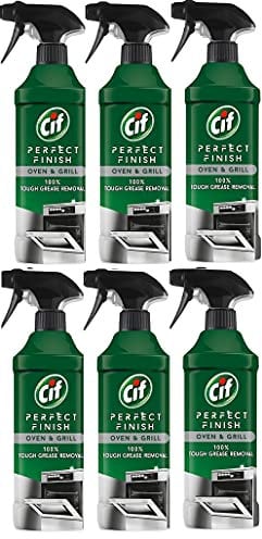 Cif Perfect Finish Specialist Cleaner Spray Oven & Grill 6 x 435ml