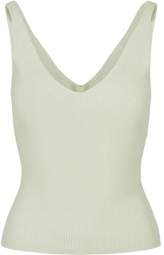 Urban Classics Damen Ladies Rib Knit Top T-Shirt, Lightmint, 5XL EU