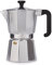 La Cafetière Venice Aluminium Espresso Maker (Non-Induction), Six Cup, Silver, Gift Boxed