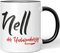 JUNIWORDS Tasse, Nell, der Unbarmherzige, Schwarz (5276970)
