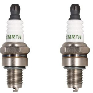 TORCH 2pcs CMR7H Candele di Accensione Terminale Solido Sostituire per 3066/CMR7H, per 965/RZ7C RZ7CT10, per TR14C TR14S, per Tanaka 018-16005-20, per Torch AC7R, per Husqvarna 581362301, OEM