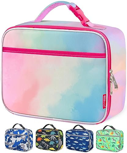 HOMESPON Insulated Kids Lunch Bag Thermal Meal Prep Tote School Lunch Box for Boys Girls