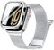 Ocaer Kompatibel mit Apple Watch Armband 41mm mit Hülle, Metall Magnetisch iWatch Armband mit Bildschirmschutz für 41mm Apple Watch Series 9 8 7(Silber, 41mm)