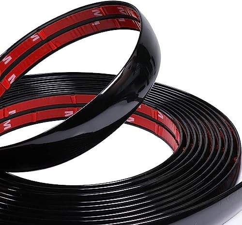 COYOUCO Bande Chromée Garniture Chromée, Bande Protection Bande Bordure Couleur Couleur Voiture Décalage Ruban, Bande Moulage Autocollante pour Protecteur Bord Fenêtre Porte Voiture,22mm*5m