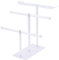 hongmo Haarreif Ständer Haarbandhalter Acryl Stirnband Organizer Haarschmuck Organizer Clear Stand für Mädchen Haarreifen Ständer 3 Ebene Klarer Stirnbandhalter
