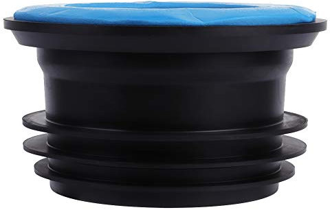 YUMILI Guarnizione per WC in cera, anello in gomma per WC, guarnizione in gomma ABS antiodore è adatta a tutti i tipi di scarichi per WC standard