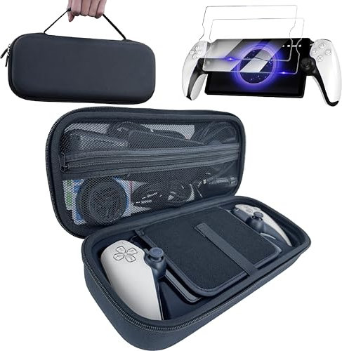 GAMSURFING Carrying Storage Case für Playstation Portal mit Bildschirm-Schutzabdeckung, alle schützenden Eva hart tragbare Reise Carry Case Shell Pouch mit Tasche für PS Portal Konsole & Zubehör