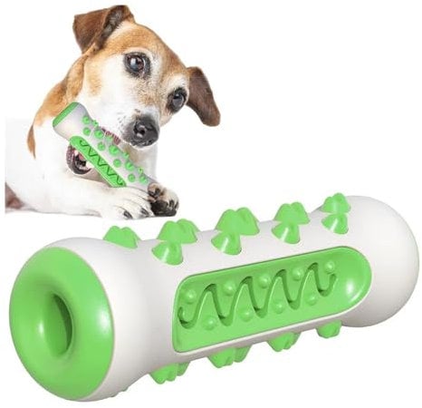 OkiiO Dog Toys Teething Sticks Chewable Teeth,Dog Chew Toothbrush,360° Dog Toothbrush Chew Toy,Care Teeth Cleaning Pooch Dental Toy for Small or Medium Dogs