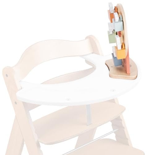 Hauck Play Fun Fair S Ruota Panoramica Gioco Neonato - Combinabile con Vassoio hauck Play Tray per Seggiolone Pappa Alpha+, Beta+ e Arketa - Aiuta la Coordinazione Occhio-Mano, Dai 12 Mesi - Animali