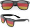 Em Fanartikel Deutschland, Fussball Em Fanartikel, 2 Stück Sonnenbrille mit Deutschland Design, Deutschland Brille Sonnenbrille Deutschland Fanartikel für Em Deutschland Fan (Deutschland)