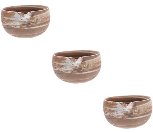 DECHOUS 3 Pezzi Ciotola Matcha Ciotola Da Tè In Ceramica Tazze Da Tè Tazze Matcha Tazza Di Acqua In Ceramica Tazza Di Tè Matcha Ciotola Da Tè Per La Cerimonia Del Tè Matcha