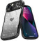Teageo Cute Heart Pattern Curly Phone Case for iPhone 13, Wave Frame Glitter Case for Girls Women Aesthetic Bling Cover Shockproof Soft TPU Bumper for iPhone 13, Black