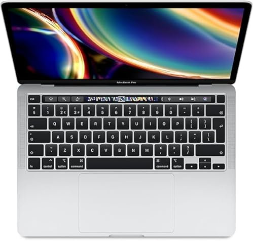 Apple MacBook Pro 2020 mit Intel Core i7 und Touch Bar (13 Zoll, 32GB RAM, 1TB Speicher SSD) (QWERTY Englisch) Silber (Generalüberholt)