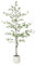 SOGUYI Árbol Artificial Olivo 180 cm, Planta Falsa de Olivo con Maceta Blanca Alta, Plantas Artificiales Realistas para Decoración de Hogar y Oficina