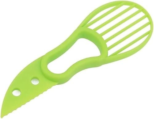 TJLVYCNB for la Cuisine 3 en 1 Avocat trancheuse Coupe Avocat carottier Beurre Fruits éplucheur Coupe-Papier pulpe séparateur éplucheur Éplucheur