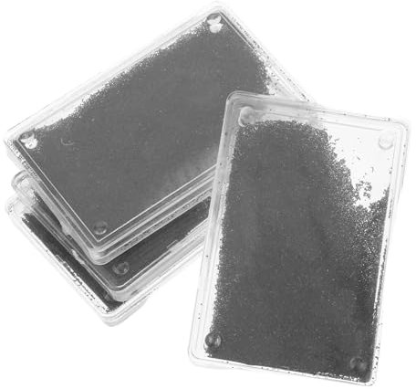 Generisch 4Er-Box Magnetfeld-Eisenpulverbox Eisenpulverspäne Magnetfeld-Eisenspäne magnetische Eisenspäne Wissenschaftliches Experiment Eisenpulver Lehrmittel für Physik Magnetfeldspäne Abs