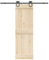 Schiebetürbeschlag-Set 183 cm Stahl Schwarz, Xichuzi Schiebetürsystem, Schiebetür Beschlag - 4009732