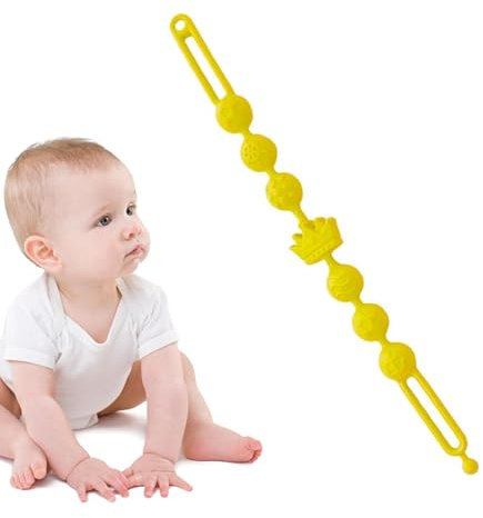 jamgeery Beißring Armband | Tragbare Beißringe für Babys - Verstellbarer -Beißring Lebensmittelqualität für vordere und Backenzähne Entlastung