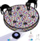 GoldenSun Cat Toys, Interactive Cat Toys for Indoor Cats, Automatic Random Rolling Cat Ball Toy in Pouch, Hide and Seek Kitten Toy for Indoor Cats Adult, 7 Holes Mat Mouse Catching Game