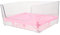 GRIRIW Durable Acrylic Cat Litter Box Transparent Toilet Tray for Cats Kittens Pets Open Design for Easy Monitoring Cleaning Prevents Spillage for Home Use