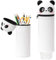 DTXYBC 2-in-1 Federmäppchen aus Weichem Silikon, Federtasche aus Weichem Silikon für Stifte, Kawaii Federmäppchen, Mäppchen Tiere, Stand Up Federmäppche, Stifthalter Federmappe Mädchen Junge