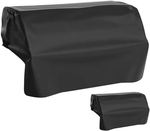 Generico Couvertures de barbecue imperméables et coupe-vent pour barbecue encastré avec revêtement imperméable pour barbecue d'extérieur