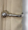 Home Harmony Decorative Curtain Holdbacks Wall Mounted Curtain Tie Backs Pack of 2 Availablie in Black or Silver (Silver, Ball)