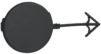 BMLGPGBCDW Coche para Seat para Leon 2013 2014 2015 2016 Auto Parachoques Trasero Remolque Tapa Cubierta Ojo De Gancho Reemplazo del Coche Sin Pintar 5F0807441 Accesorios