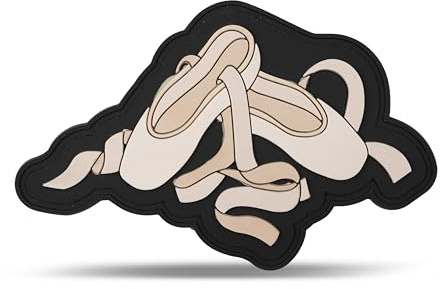 Belmil Patches mit Klettverschluss - kompatibel mit Schulranzen Comfy/Smarty (Ballet Shoes)