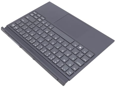 Jiawu D10 Yoga Duet3 Tablet Keyboard Dock US Layout Fast Response for Business Folks Black