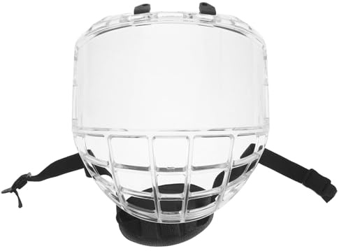 TOKIDNY 1 Juego de Visera Transparente para Casco de Hockey | Protector de Repuesto antiarañazos para niños y niñas | Visera Transparente para Hockey sobre Hielo recreativo